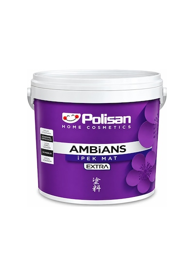 Polisan Ambians Extra Silikonlu İpek Mat İç Cephe Boyası 7.5 Lt Elegan Toprak 10 KG