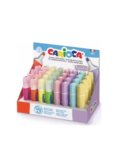 Carioca Pastel+fosforlu İşaretleme Kalemi 43184 Çok Renkli