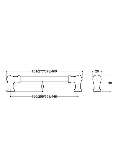 System Mobilya Kulbu Krom 160mm Kulp Sy4615 0160 Cr-cr Çok Renkli