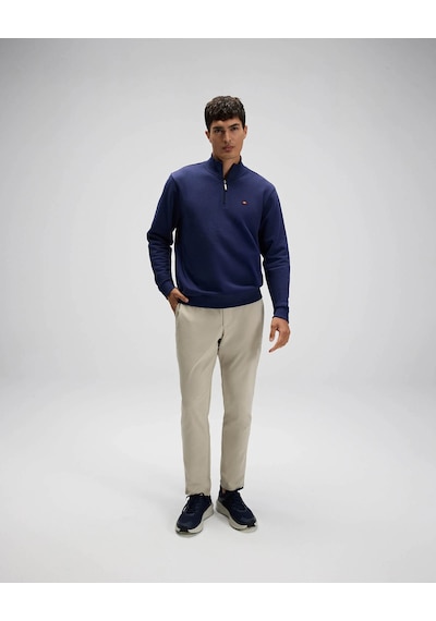 Ellesse Yarım Fermuarlı Lacivert Erkek Sweatshirt Em580 Lacivert