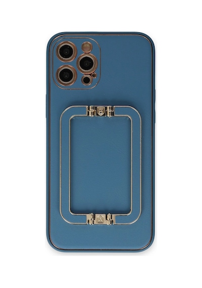 Newface - 920 - İphone 12 Pro Max Kılıf Coco Elit Kapak - Edntrend - - Mavi