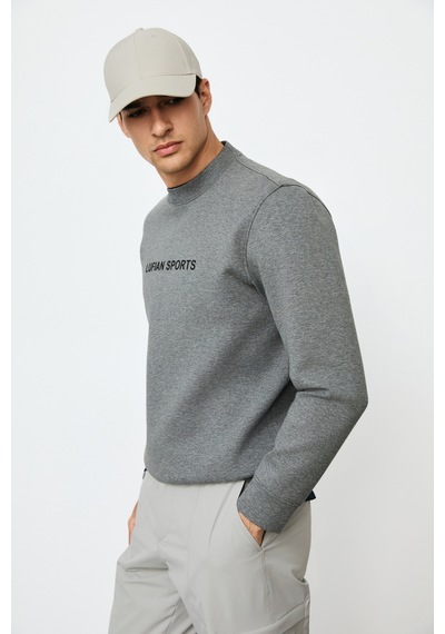Lufian Rowan Erkek Sweatshirt Gri Gri 112030195100150