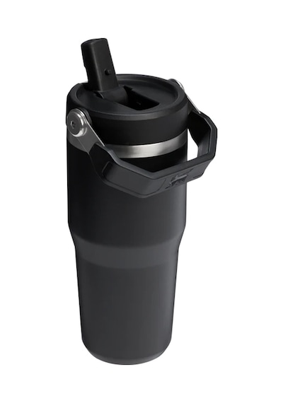 Stanley The IceFlow Flip Straw Pipetli Termos Bardak 0,41 LT Black 2.0