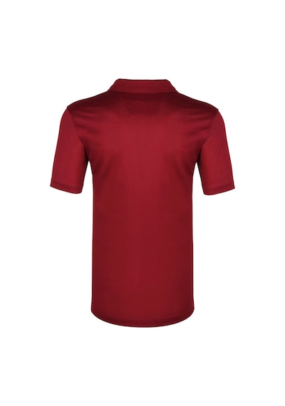 Classıc Kısa Kollu Mercerize Regular Erkek Polo Yaka Tshırt Bordo