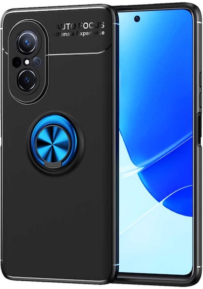 Huawei Nova 9 Se Kılıf Tchs Ravel Silikon Kapak - Siyah-mavi Siyah-mavi