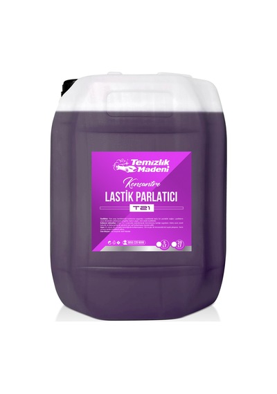 Temizlik Madeni Konsantre Lastik Parlatıcı T21 - 20 LT