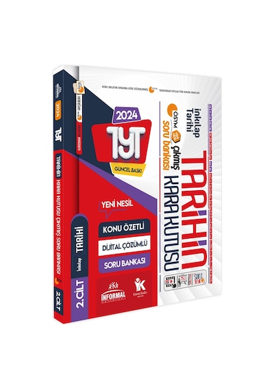 YKS-TYTnin Kara Kutusu Sayısal Altın Set Paket Konu Özetli