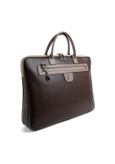 Silver & Polo Silver Polo Kahve - Kahve Düz Kadın Laptop Ve Evrak Çantası Sp1175