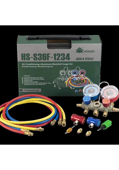 Hongsen Hs-s36f-1234-a Manifold Seti 90 Cm Hortum+jack