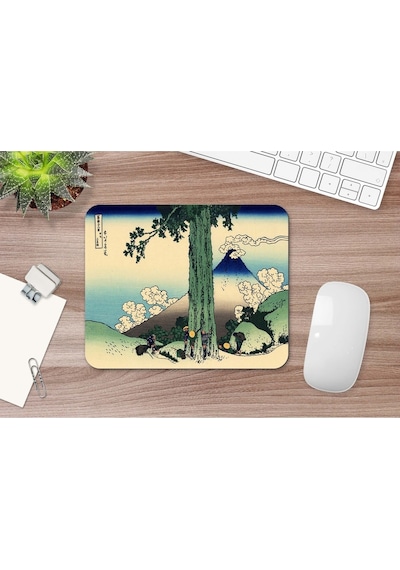 Hokusai Mishima Pass In Kai Province 17 X 21 Cm Mouse Pad Mousepad