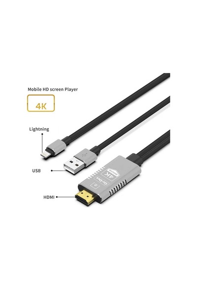 Go Des Gd-8278 Lightning Hdtv Kablo Siyah