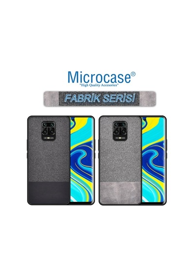 Xiaomi Redmi Note 9 Pro Max Fabrik Kumas Deri Desen Kilif+Cam-Seç 436713610
