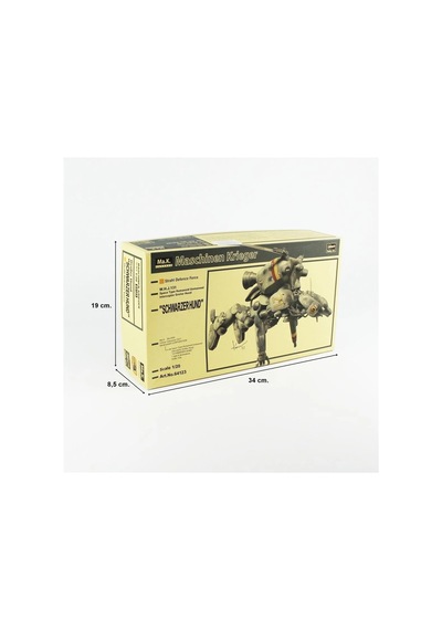 1/20 Schwarzer Hund W.h.j.131 Space Type Humanoid Unmanned Interceptor Maketi, Hasegawa 64118