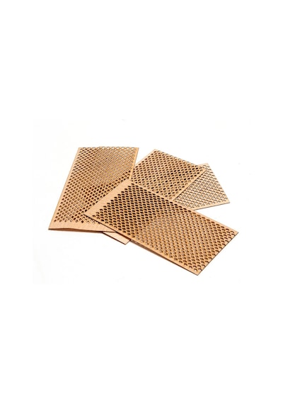 Rufus Concept Delikli Model Baklava 25 X 100 X 0.5 Mm Sehpalı 30 Adet