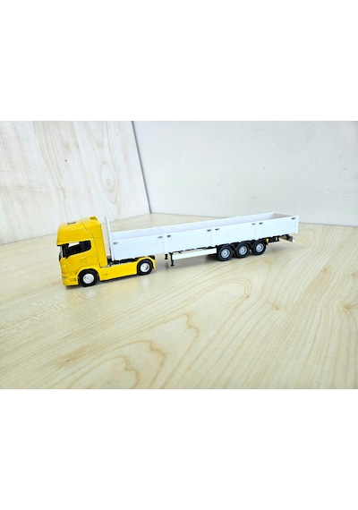 1/64 Ölçek Scanıa R730 Sal Dorseli Tır Maketi 25 Cm Boy