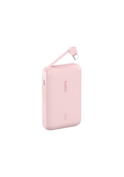 Belkin Boostcharge Powerbank, Type-c Kablolu 10k Pd 20w, Pembe