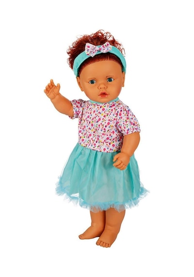1060011 Lila Sesli Saçlı Et Bebek 60 Cm - Izbp-889561 1 Adet