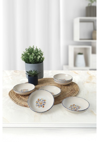 Keramika Sapphire Halka Çerezlik / Sosluk 13 Cm 6 Adet 22746