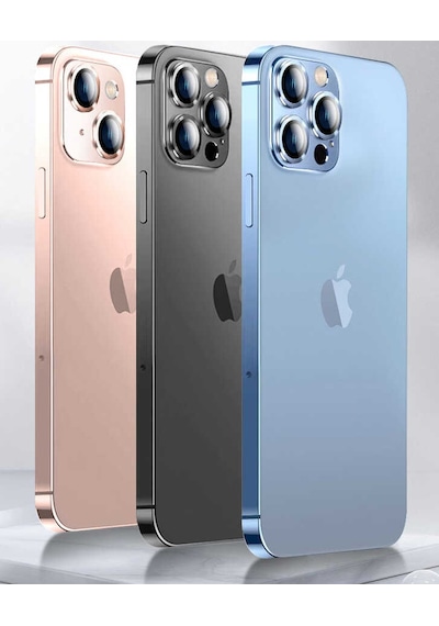 Apple Uyumlu iPhone 14 Pro Max Zore Cl-03 Kamera Lens Koruyucu Mor