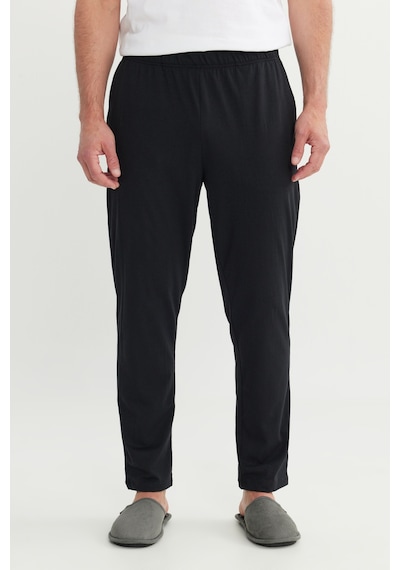 AC&Co / Altınyıldız Classics Erkek Sıyah Pamuklu Standart Fit Normal Kesim Beli Lastikli Cepli Pijama Altı Sıyah Siyah AC&Co / Altınyıldız Classics Erkek Sıyah Pamuklu Standart Fit Normal Kesim Beli Lastikli Cepli Pijama Altı Sıyah Siyah