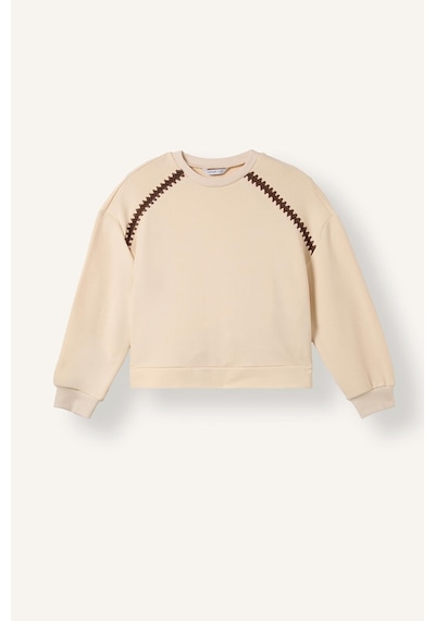 Defacto Nakış Detaylı Uzun Kollu Sweatshirt Üst İspanyol Paça Pantolon 2li Takım Kız Çocuk I1137a826auer142 Ekru-er142 Defacto Nakış Detaylı Uzun Kollu Sweatshirt Üst İspanyol Paça Pantolon 2li Takım Kız Çocuk I1137a826auer142 Ekru-er142