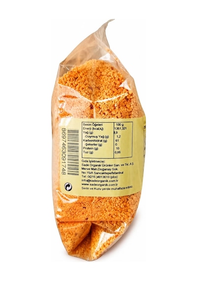 Sade Organik Acı Tarhana 500 G 5'li Paket