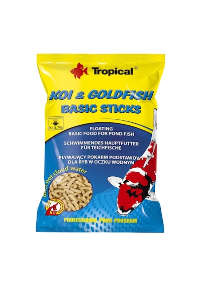 K-120 Koi Ve Japon Balığı Temel Çubuklar, Tekli Paket 1 X 1 L