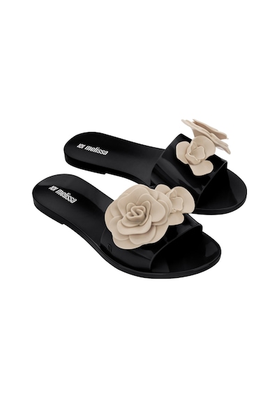 Crocs Melissa Babe Petals Ad Kadın-kız Çocuk Parmak Arası Terlik 37817-siyah