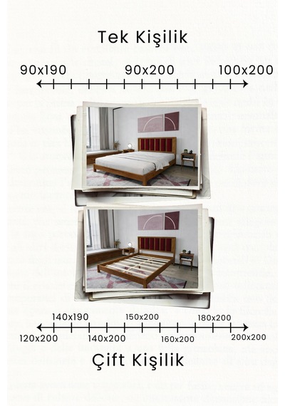 Renazzo Ori On Bordo Puf Başlıklı Masif Ahşap Karyola Ceviz 120x200 Ceviz - 120 X 200 Renazzo Ori On Bordo Puf Başlıklı Masif Ahşap Karyola Ceviz 120x200 Ceviz - 120 X 200