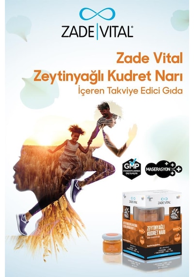 Zade Vital Kudret Narı Zeytınyaglı 20Ml X 8 - Cam Kavanoz