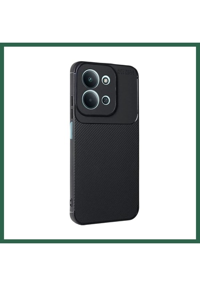 Bezos Redmi 15c 5g Uyumlu Auto Focus Karbon Kapak - Siyah Bzs01