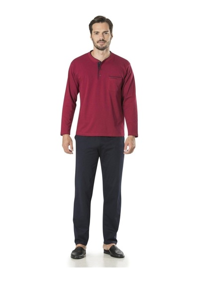 Pierre Cardin 5595 5'li Röpteşambır Pijama Seti Lacivert