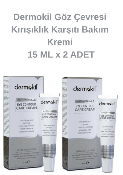 Dermoki L Göz Çevresi Bakim Kremi 15 Ml X 2 Adet