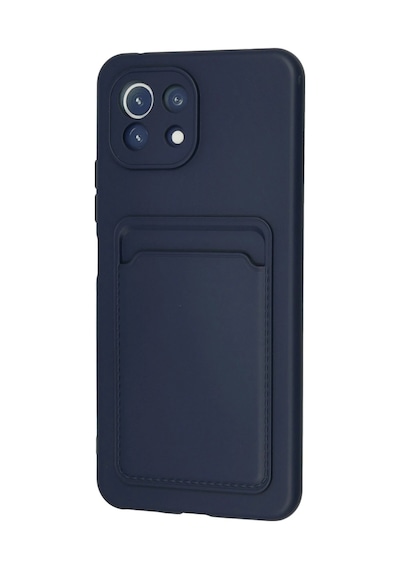 Uryport Xiaomi Mi 11 Kılıf Kelvin Kartvizitli Silikon - Lacivert