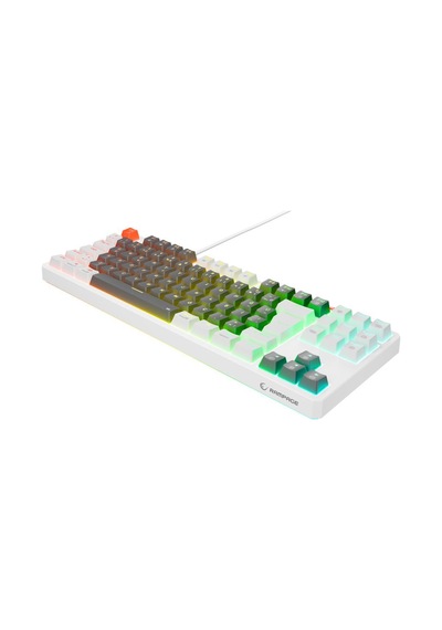 Rampage Yoru Tkl Gri/beyaz Rgb Red Swich Q Mekanik Oyuncu Klavyesi