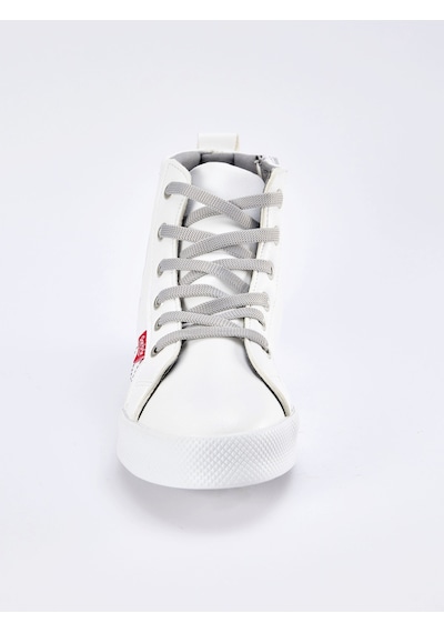 Denokids Ejderha Erkek Çocuk Beyaz Sneakers
