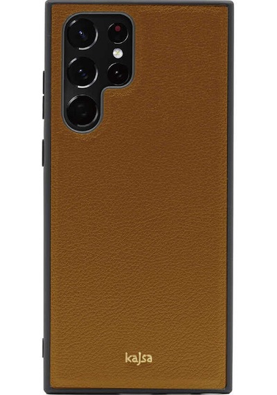Kajsa Galaxy S22 Ultra Kılıf Kajsa Luxe Collection Hakiki Deri Kapak ZORE-220083
