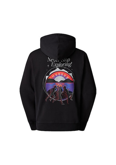 The North Face U Never Stop Relaxed Hoodie Unisex Outdoor Sweatshirts Nf0a8c3cjk31 Siyah Siyah