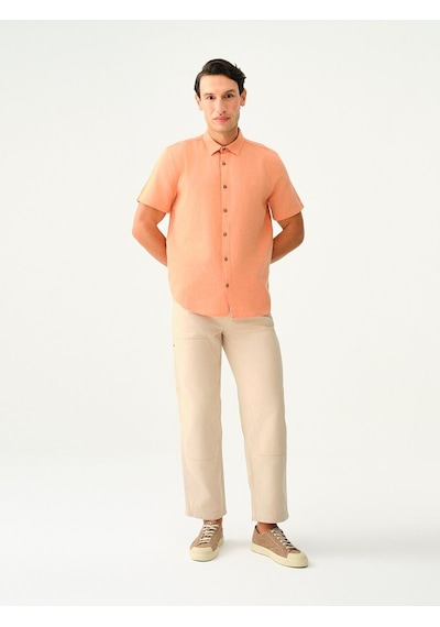 LOFT Relax Fit Erkek Gömlek K.kol Peach