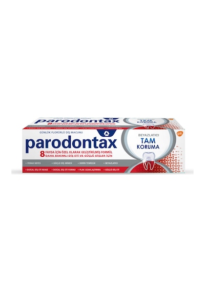 Parodontax Tam Koruma Beyazlatıcı Diş Macunu 75 Ml 4 Adet 18700029