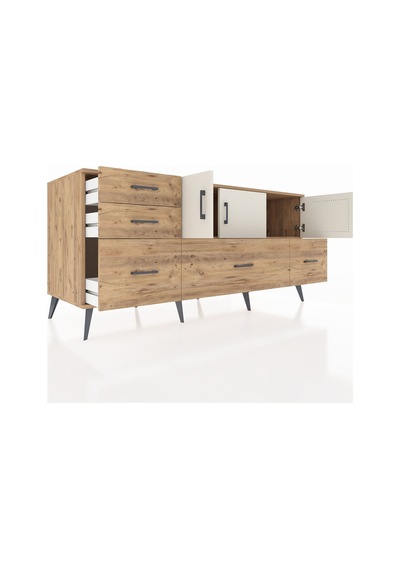 Kronos Konsol 2 Raflı 5 Çekmeceli 3 Kapaklı 176x59x83 Çam-aytaşı/çam Aytaşı/çam Kronos Konsol 2 Raflı 5 Çekmeceli 3 Kapaklı 176x59x83 Çam-aytaşı/çam Aytaşı/çam