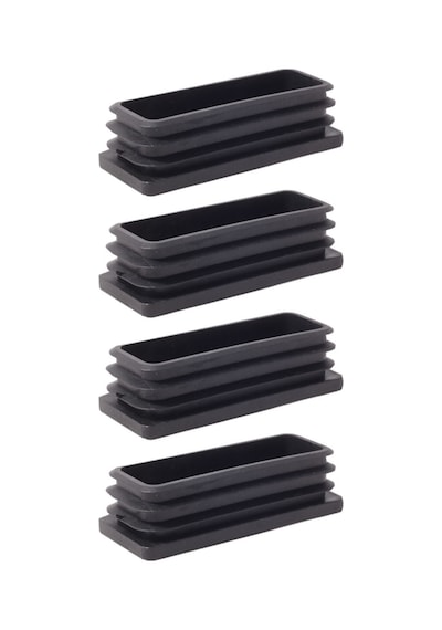40X100Mm Plastik Dikdörtgen Içe Geçme Profil Tapası Kutu 4 Adet