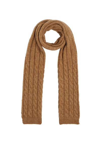 Tommy Hilfiger Th Tımeless Scarf Ca Kadın Kahverengi Atkı