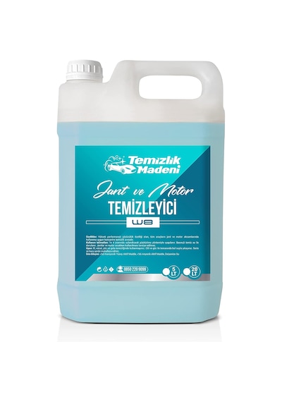 Tr Temizlik Madeni Jant Ve Motor Temizleyici W8 5 Lt