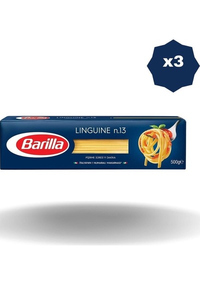 Barilla Spagetti Makarna 500 Gr X 3 Adet
