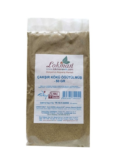 Çakşır Kökü Doğal Öğütülmüş 50 Gr Paket