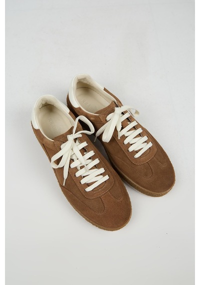 Krahe Palminteri 2 Erkek Hakiki Deri Bağcıklı Kum-ekru Sneakers