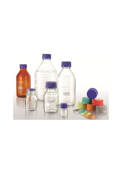 Cam Otoklav Şişe 250Ml Borosil-Contalı Vida Kapaklı-Yüksek Kalite