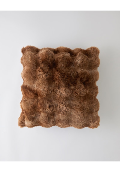 English Home Terra Pelüş Kırlent Kılıfı 45x45 Cm Kahve Kahve