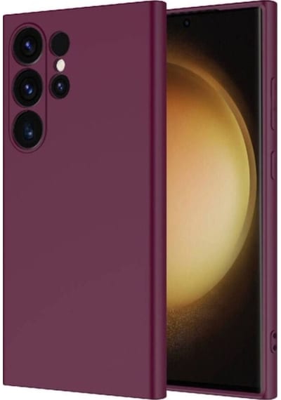 Galaxy S24 Ultra Kılıf Zore Mara Lansman Kapak Koyu Mor